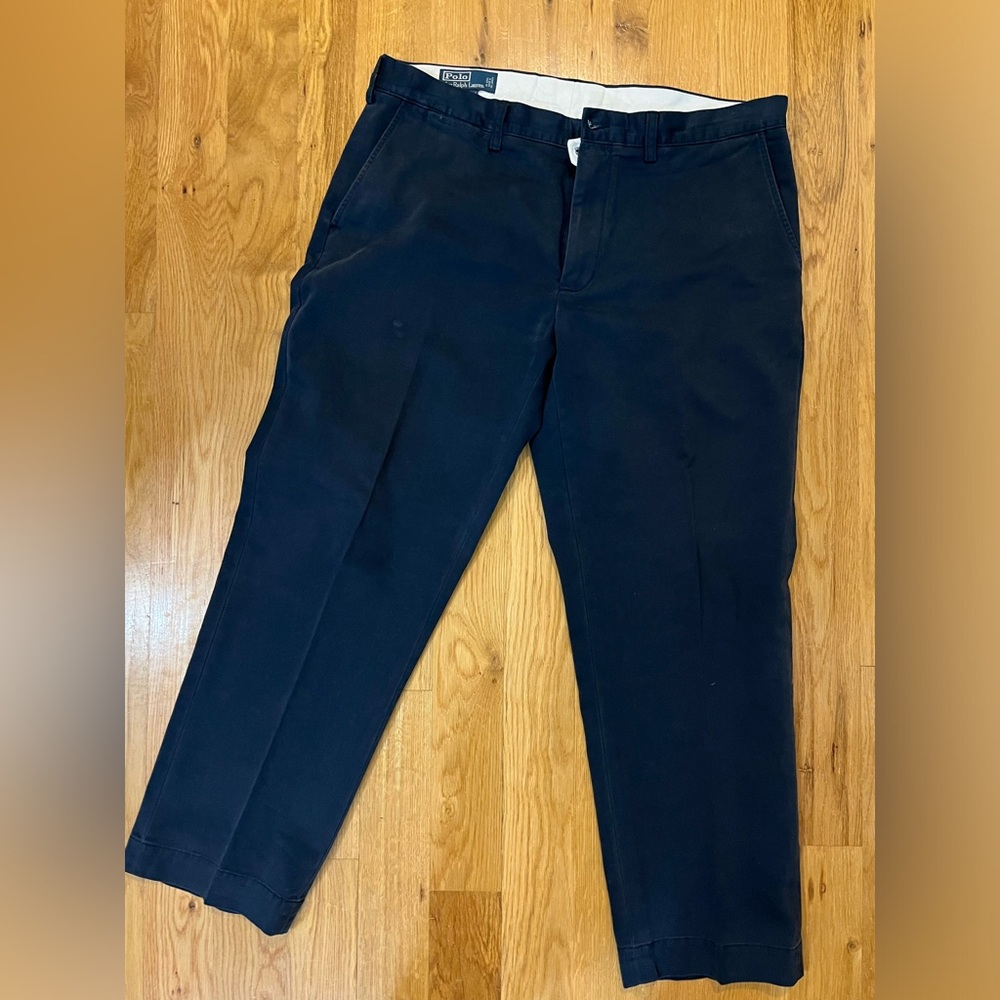 Men’s Navy Blue Polo by Ralph Lauren Preston Pant. 38 inch waist 30 inch inseam